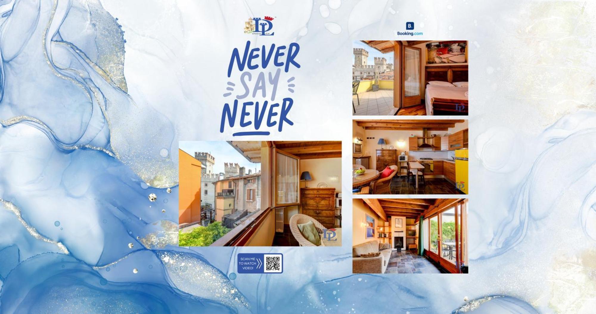 Desenzanoloft Official Partner Marriott Homes & Villas -Penthouse Never Say Never Sirmione Castle View Dış mekan fotoğraf