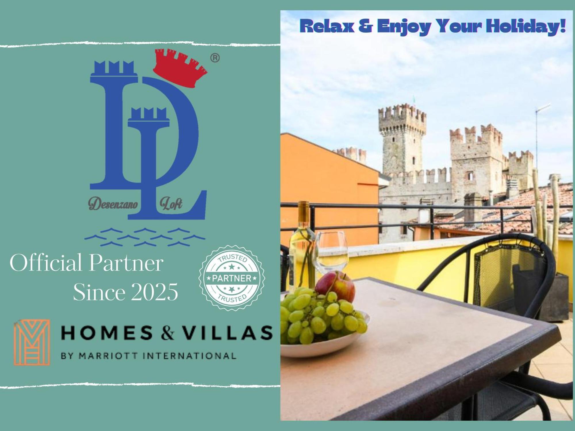 Desenzanoloft Official Partner Marriott Homes & Villas -Penthouse Never Say Never Sirmione Castle View Dış mekan fotoğraf